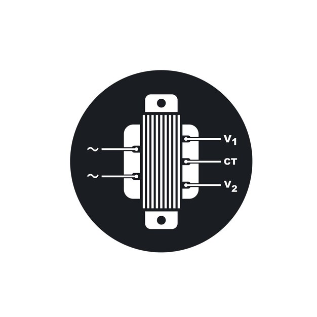 transformer ct icon vector design template