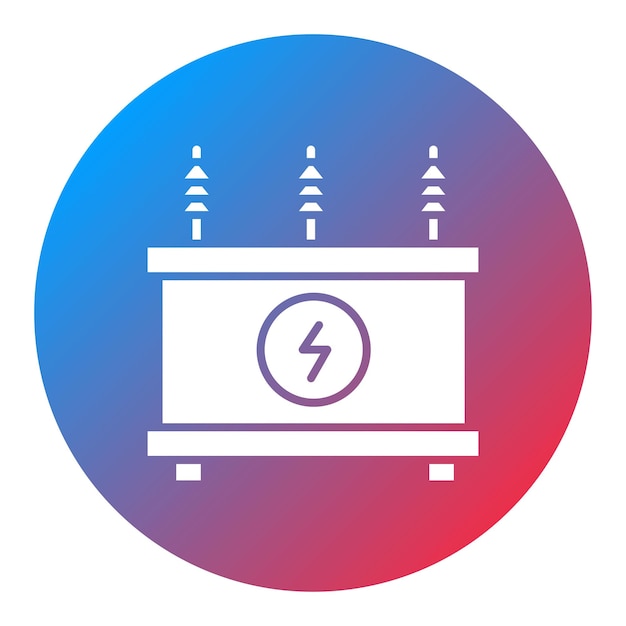 Transformer icon vector image Can be used for Electric Circuits
