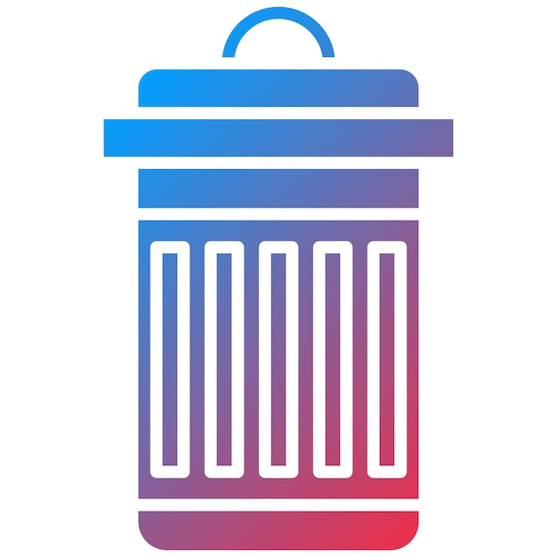 trash icon vector image can be used for startup