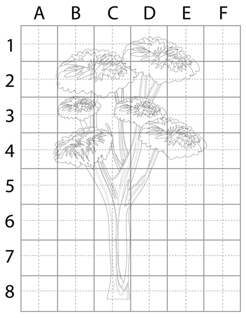 Tree Drawing Page, Learn to Draw Tree, How to Draw Trees, Tree Vector