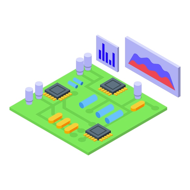 trend technologies icon isometric vector future business person hunter