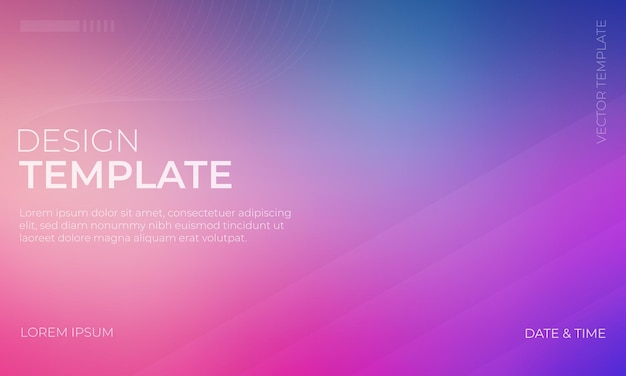 Trendy Blue Purple Pink Gradient Background Pattern