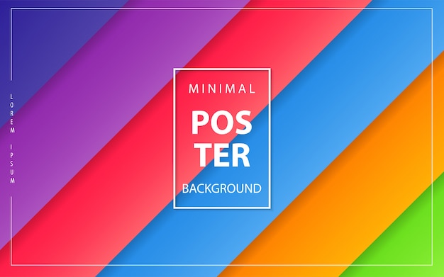 Trendy colorful background