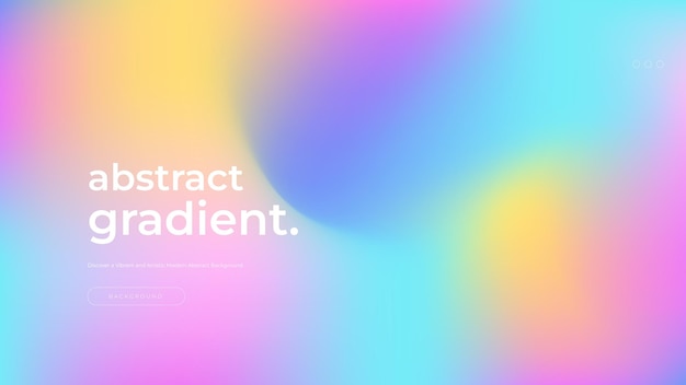 Trendy gradient background colorful abstract