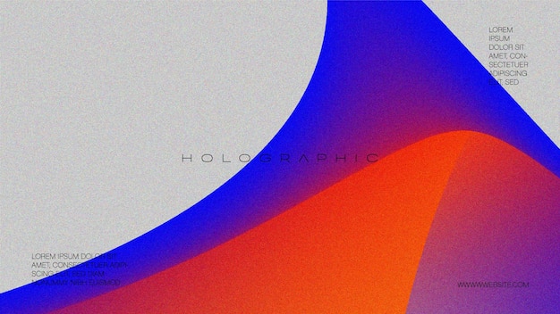 trendy modern gradient background grain noise texture holographic blur abstract background