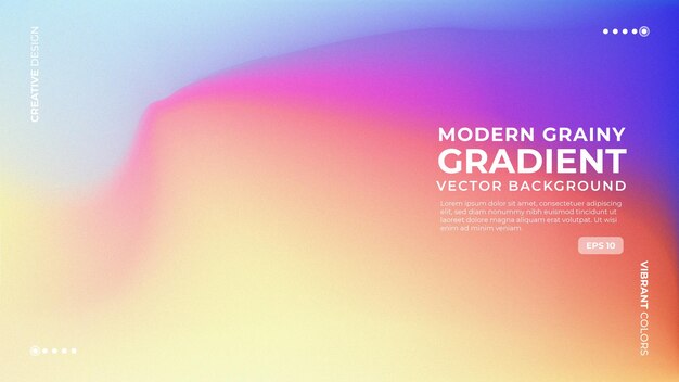 trendy modern grainy gradient vector background
