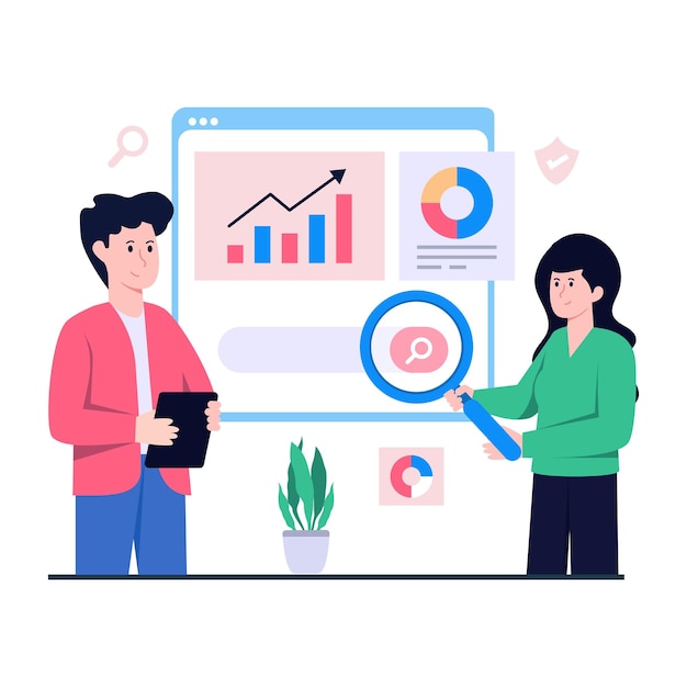 Trendy vector design of online data search