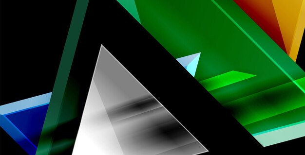 triangle abstract background