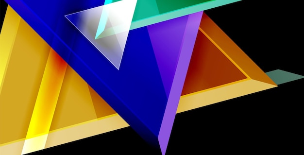 triangle abstract background