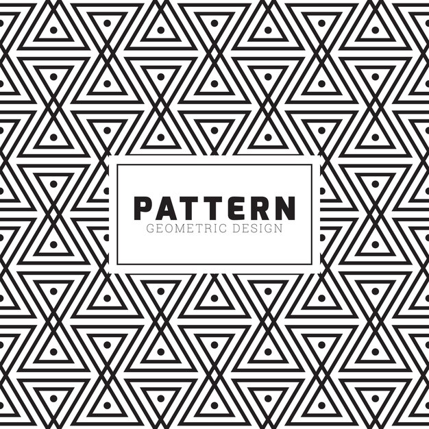 Triangle Dotted Geometric Seamless Pattern