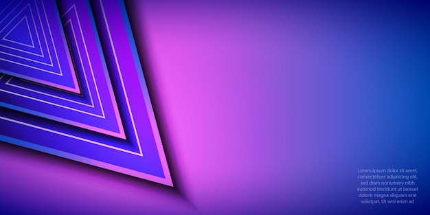 Triangle overlapping background with elegant gradient color