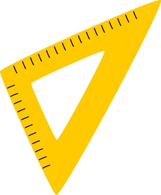 Triangle Ruler School Supplies