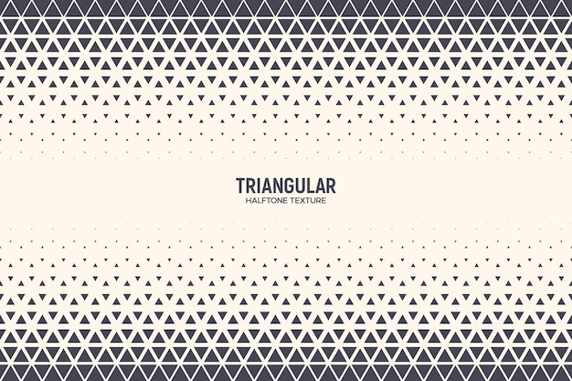 Triangle Shapes Halftone Texture Abstract Geometric Background