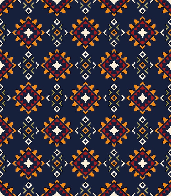 Tribal seamless colorful geometric pattern Vector illustration