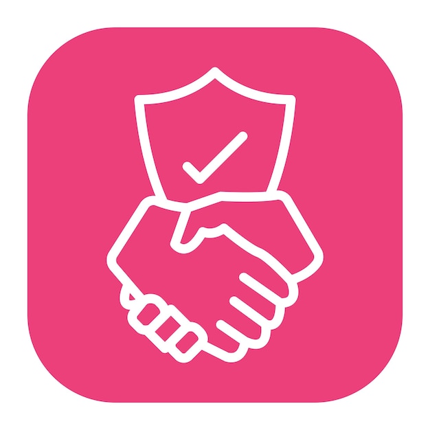 Trust icon vector image Can be used for Inheritance