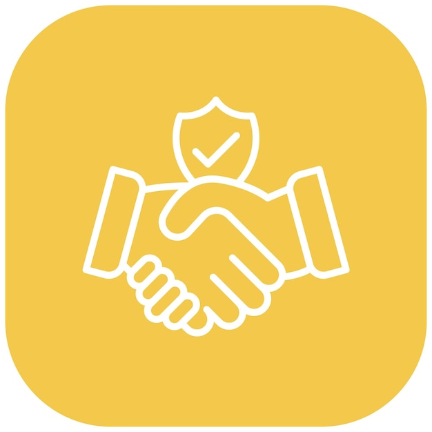 Trustworthiness vector icon Can be used for Leadership iconset