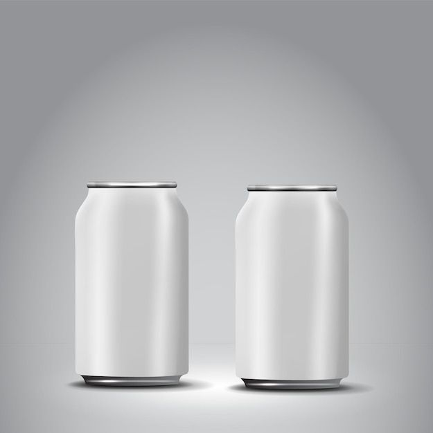 Two cans of soda are shown with the word " drink " on the front.