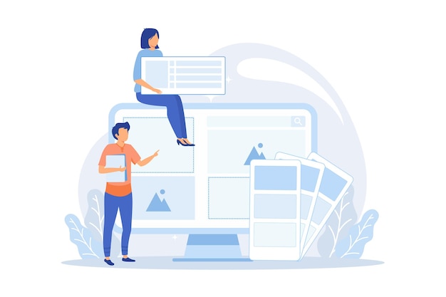 Typography Web design company page headline text size body copy read online frontend development CSS