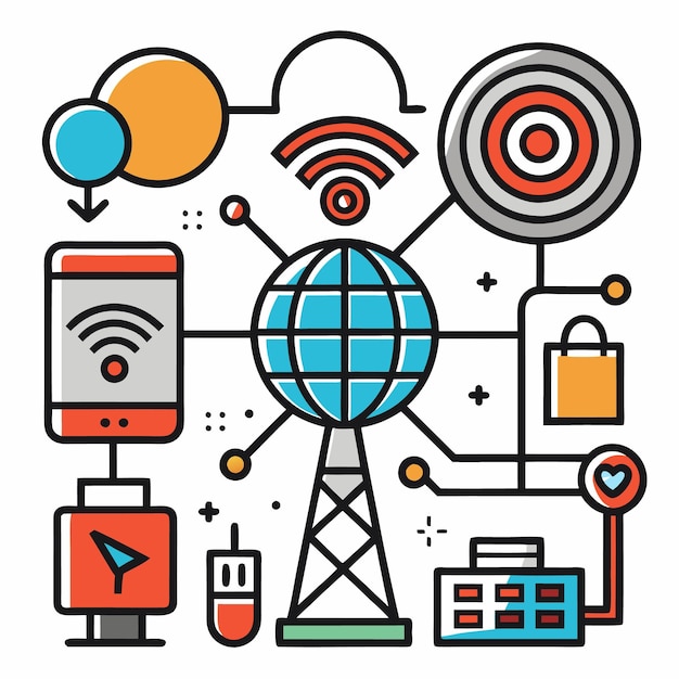 Understanding Wireless Communication Key Components and Technologies Illustrated
