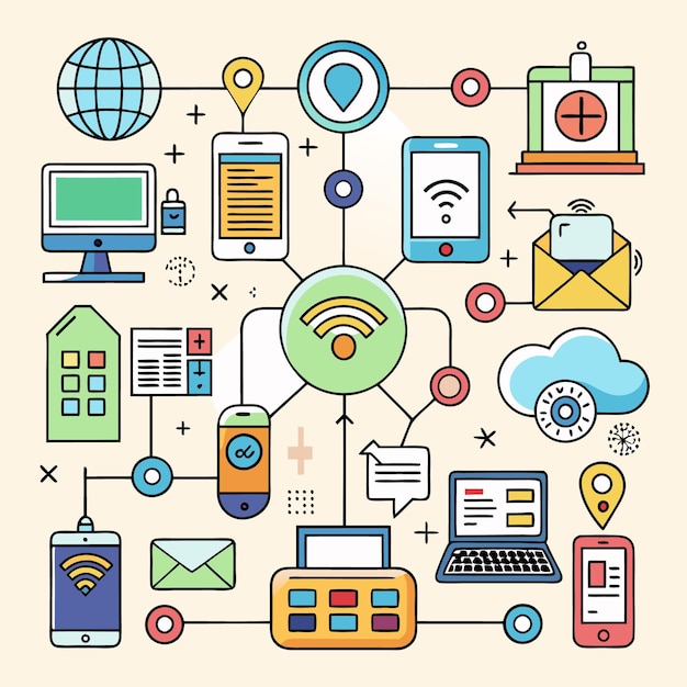 Understanding Wireless Communication Key Components and Technologies Illustrated