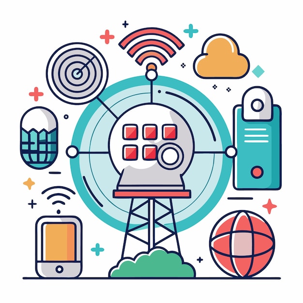Understanding Wireless Communication Key Components and Technologies Illustrated