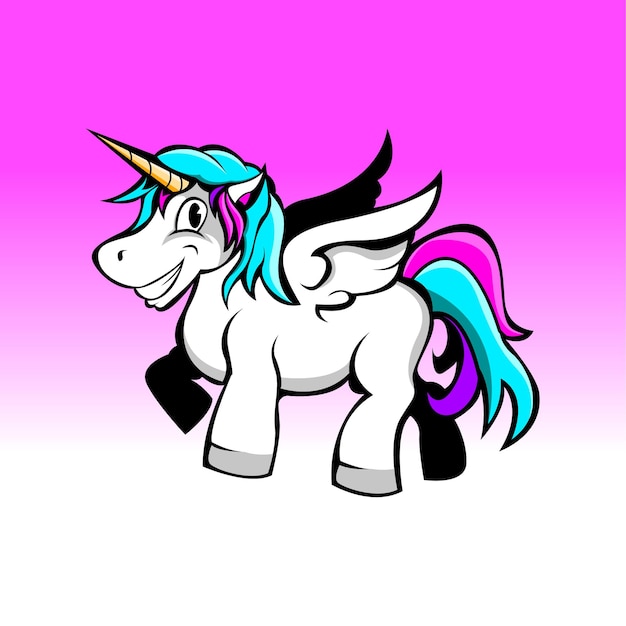 unicorn vector illustration