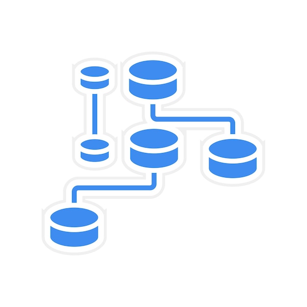 Unstructured Data icon vector image Can be used for Data Analytics