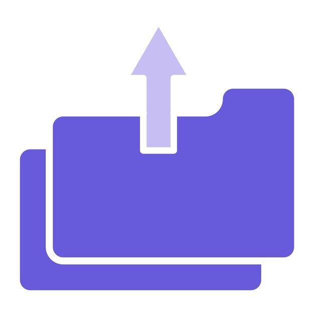 Upload File Vector Illustration