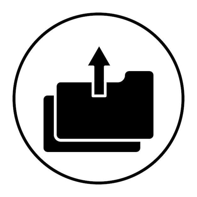 Upload File Vector Illustration