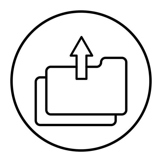 upload file vector illustration