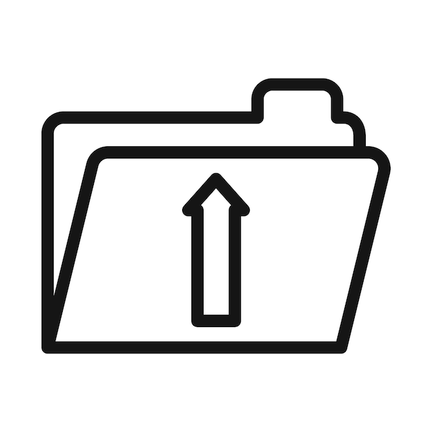 Upload Folder Icon Perfect for Cloud Services