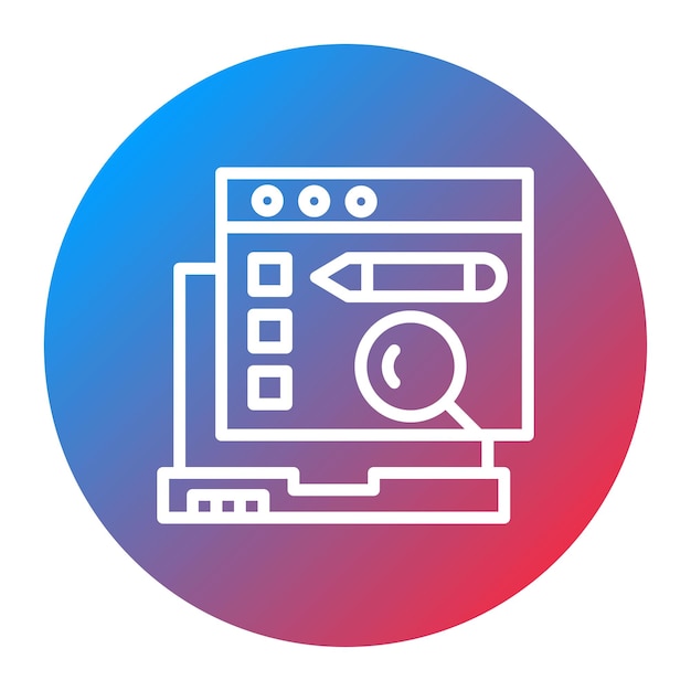 Usability Testing icon vector image Can be used for Software Testing