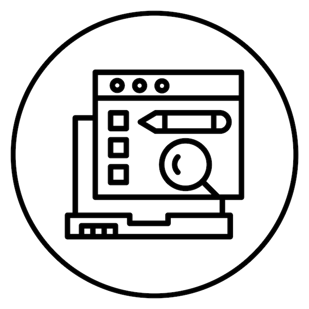 Usability Testing icon vector image Can be used for Software Testing