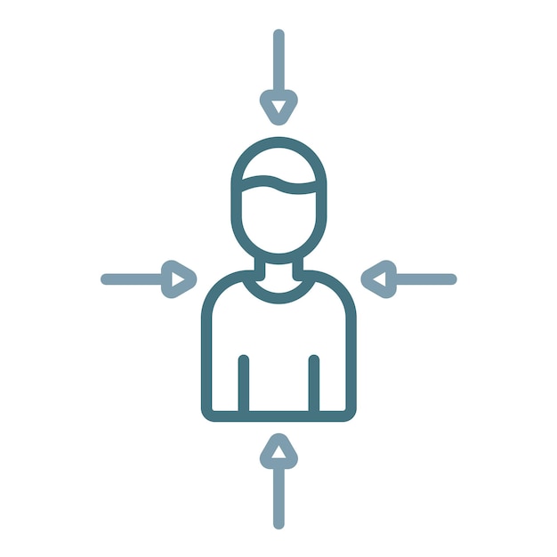 User Centered Design Flat Illustration