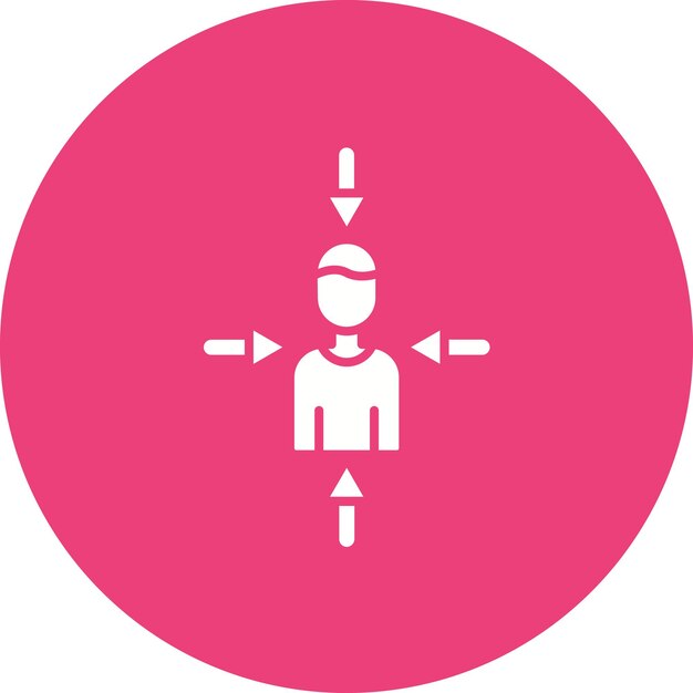 user centered design icon vector image can be used for ux and ui