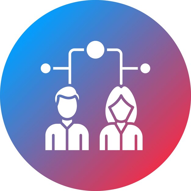 user connection icon vector image can be used for project management