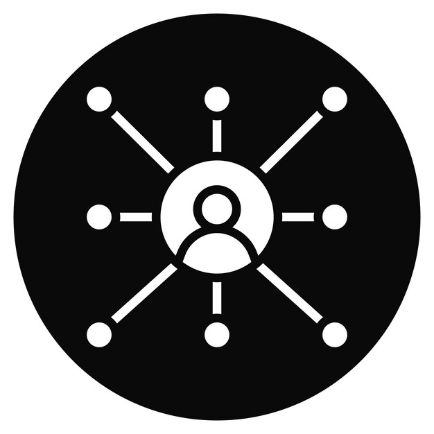User Connection Vector Illustration