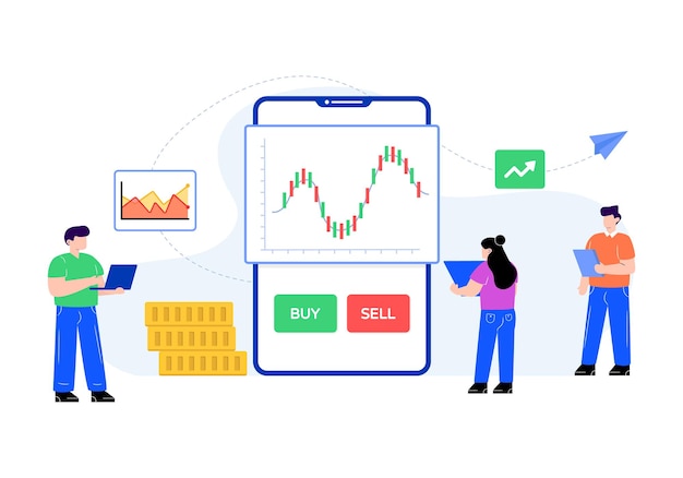 User interface in flat illustration editable vector