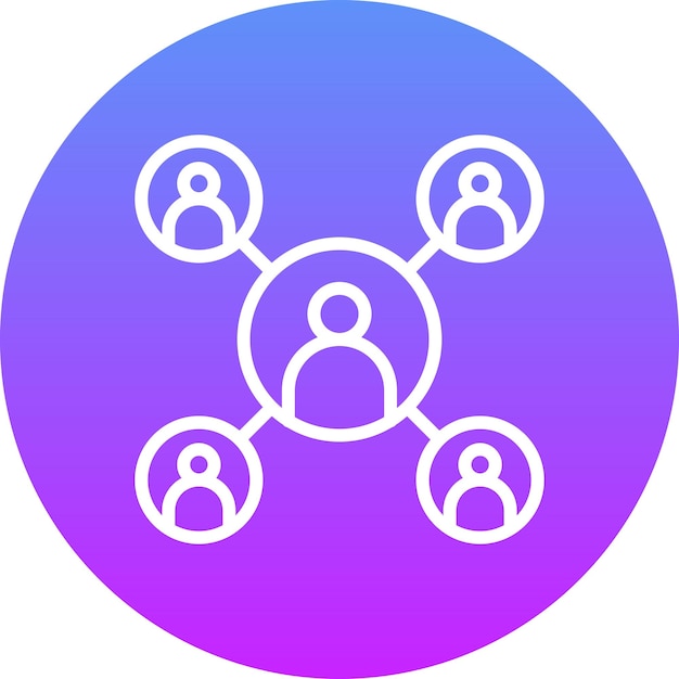User Networking vector icon illustration of SEO and SEM iconset