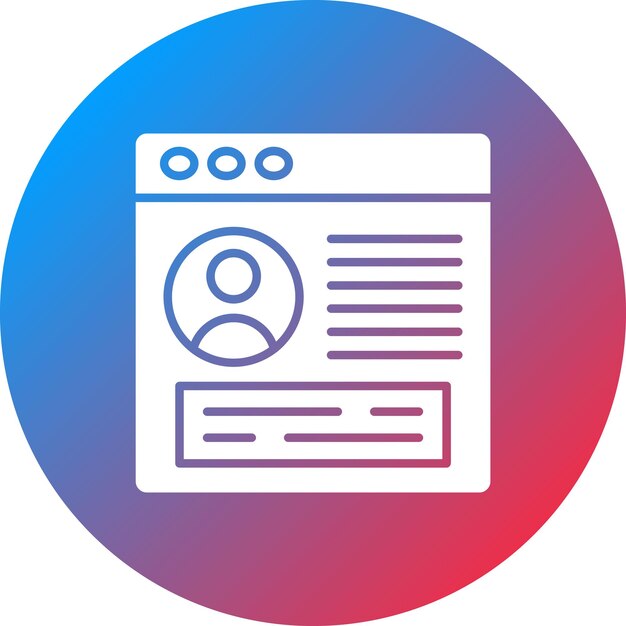 User Profile icon vector image Can be used for User Experience