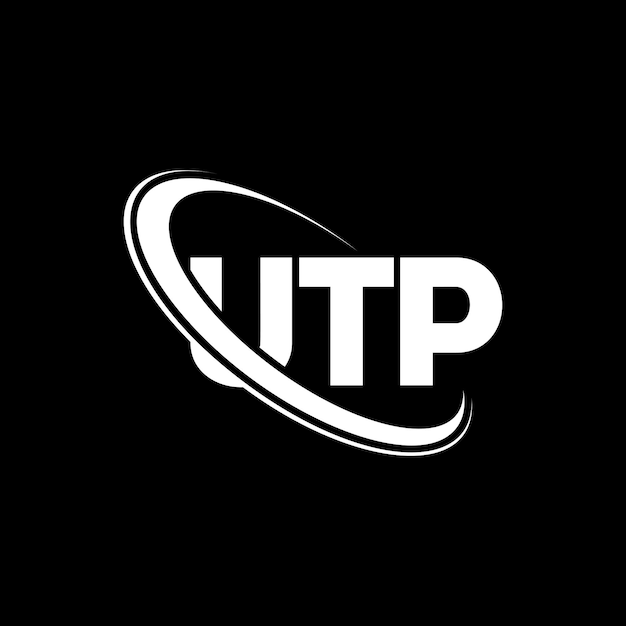 utp logo utp letter utp letter logo design initials utp logo linked with circle and uppercase monogram logo utp typography for technology business and real estate brand
