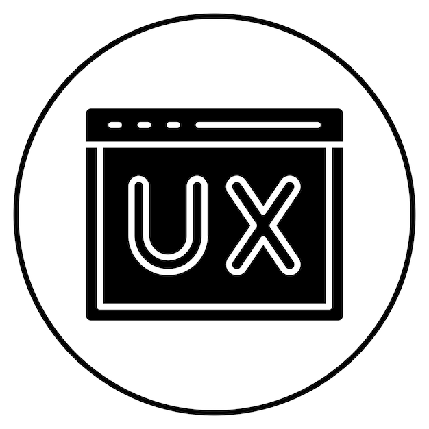 Ux icon vector image Can be used for Computer Science