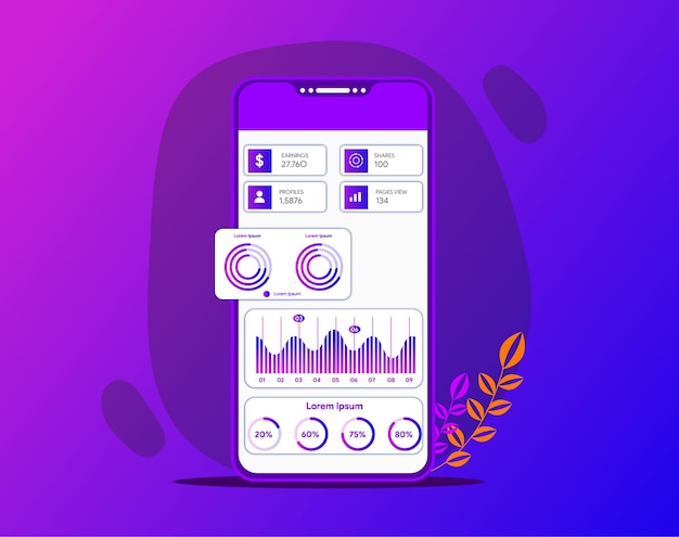 vactor dashboard analytics UI UX