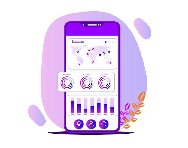 vactor dashboard analytics UI UX