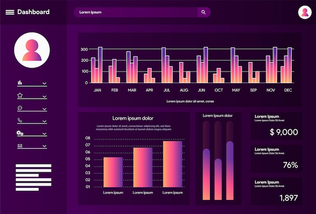 vactor dashboard template user panel template