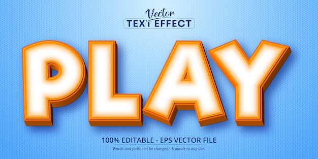Văn bản Play, hiệu ứng văn bản có thể chỉnh sửa theo phong cách hoạt hình