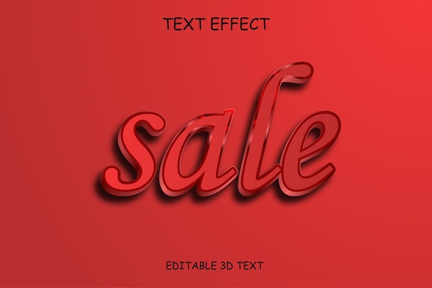 Vector 3D Text Effect design