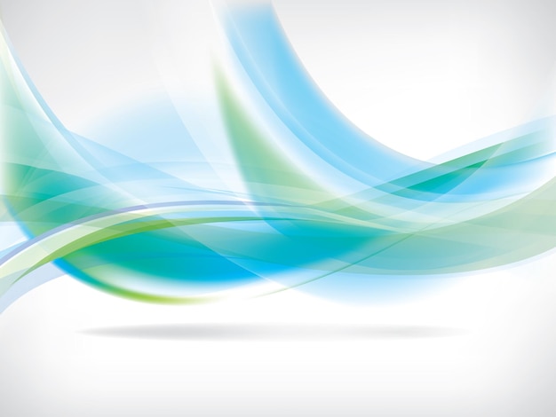 Vector abstract background with waves and lines