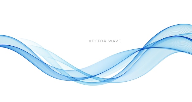 vector abstract colorful flowing wave lines isolated on white background design element