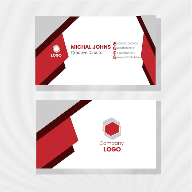 Vector abstract creative business cards set template vector illustration